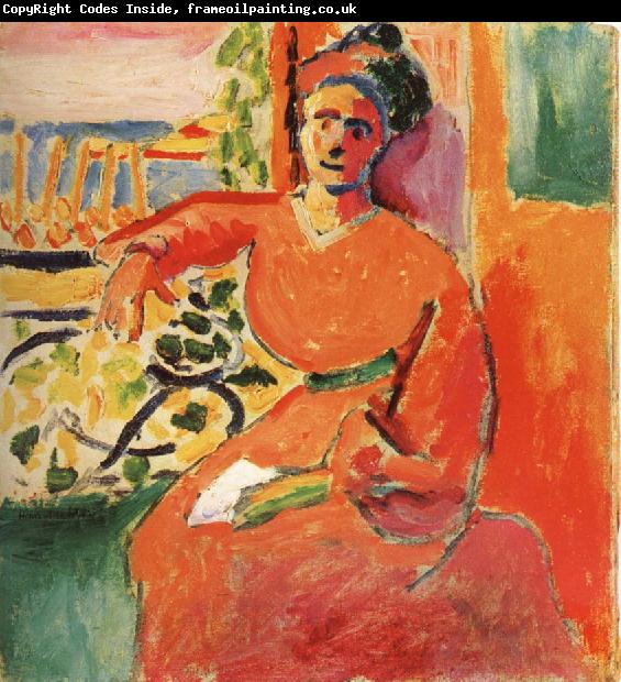 Henri Matisse Woman in the front of window